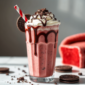 Red Velvet Oreo Milkshake