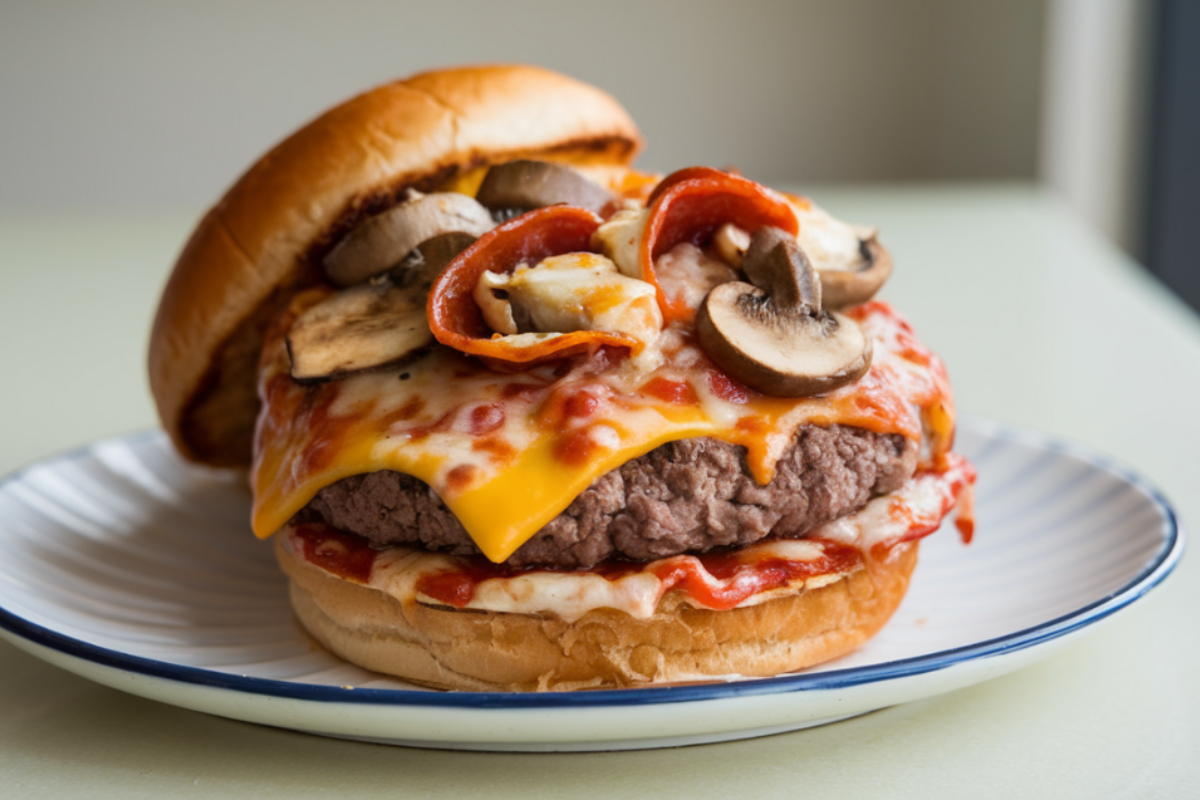 What is a Pizza Burger Made Of?