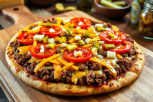 DIY Burger Pizza