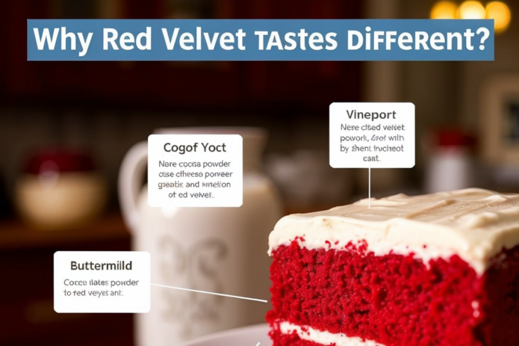 Why Red Velvet Tastes Different: The Key Reasons Explained