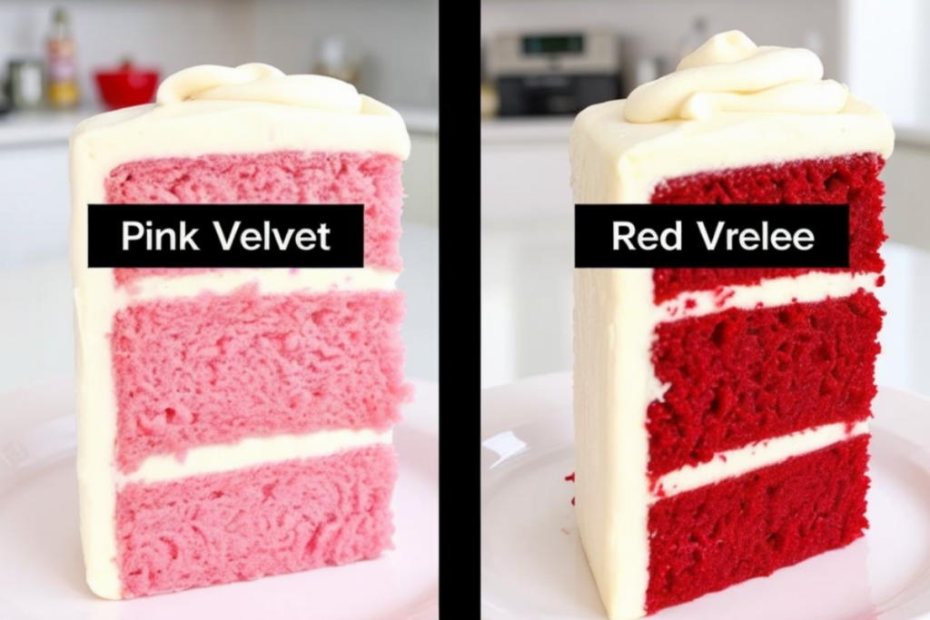 What is the Difference Between Pink and Red Velvet Cake?