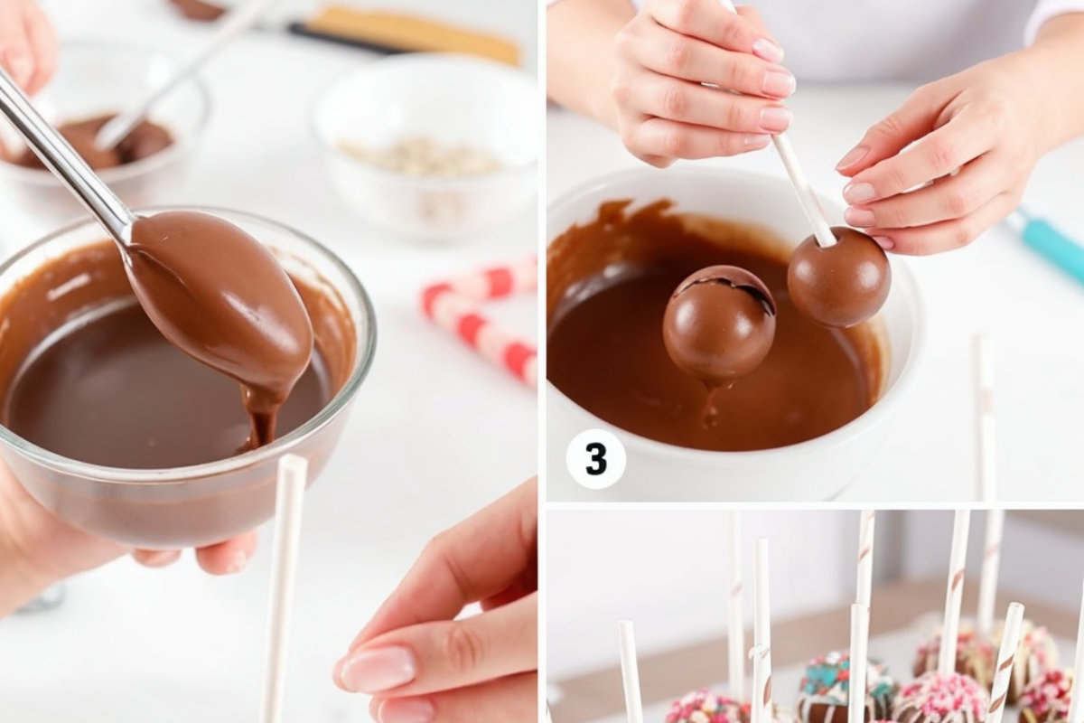 Learn how to decorate cake pops with a stunning marble effect