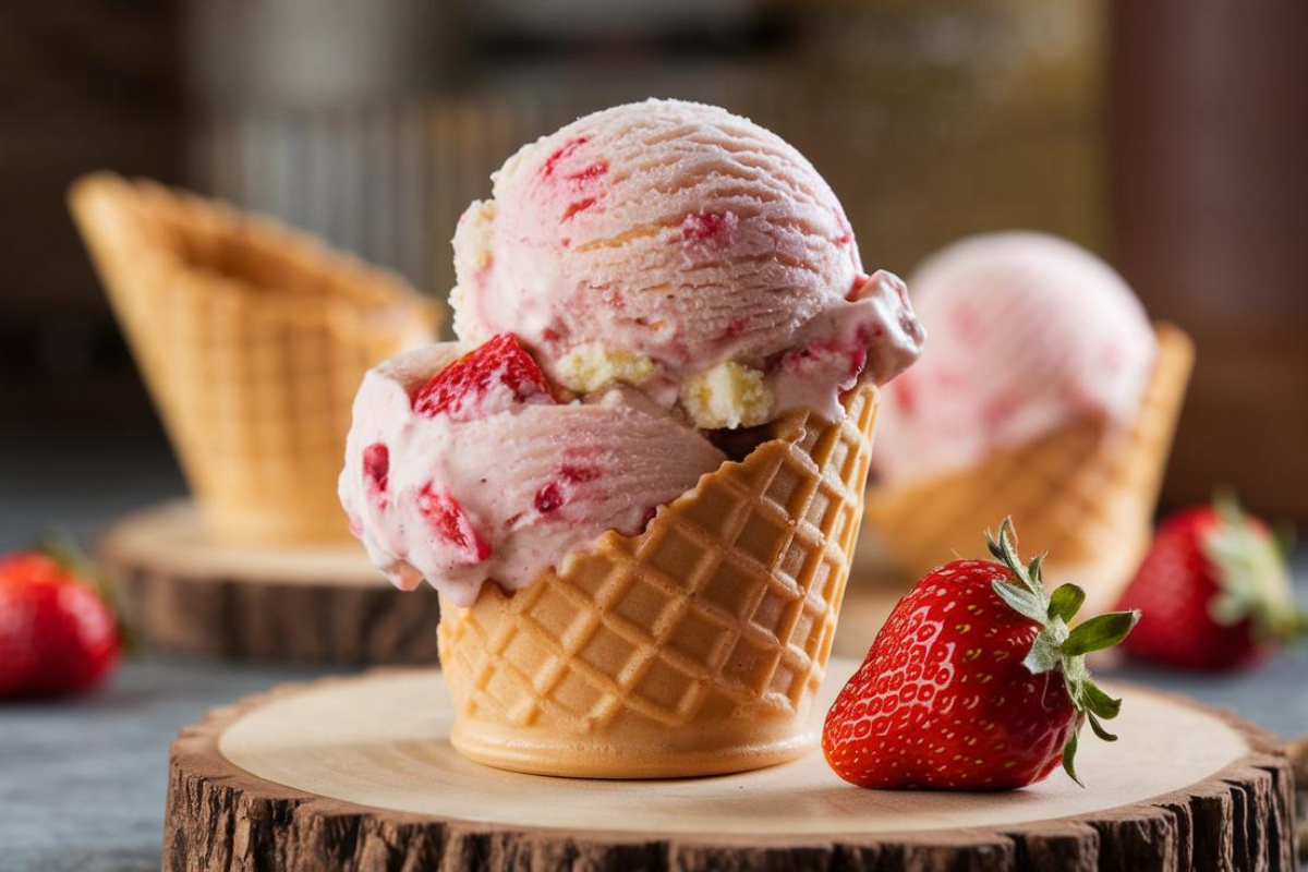 Strawberry Cheesecake Ice Cream Recipe